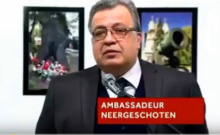 Captan en video momento del asesinato de embajador ruso en Turquía