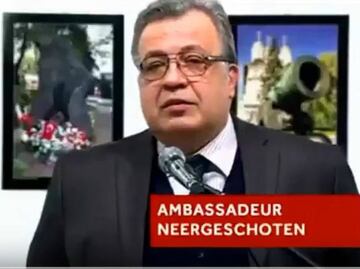 Captan en video momento del asesinato de embajador ruso en Turquía