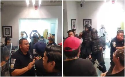 Trabajadores del Poder Judicial toman Congreso de BC para impedir votación de la Reforma; hay dos detenidos