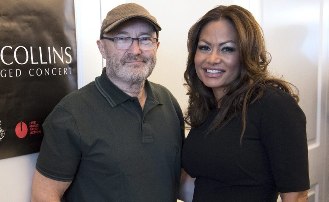 Phil Collins y exesposa Orianne Cevey. Foto: Archivo 