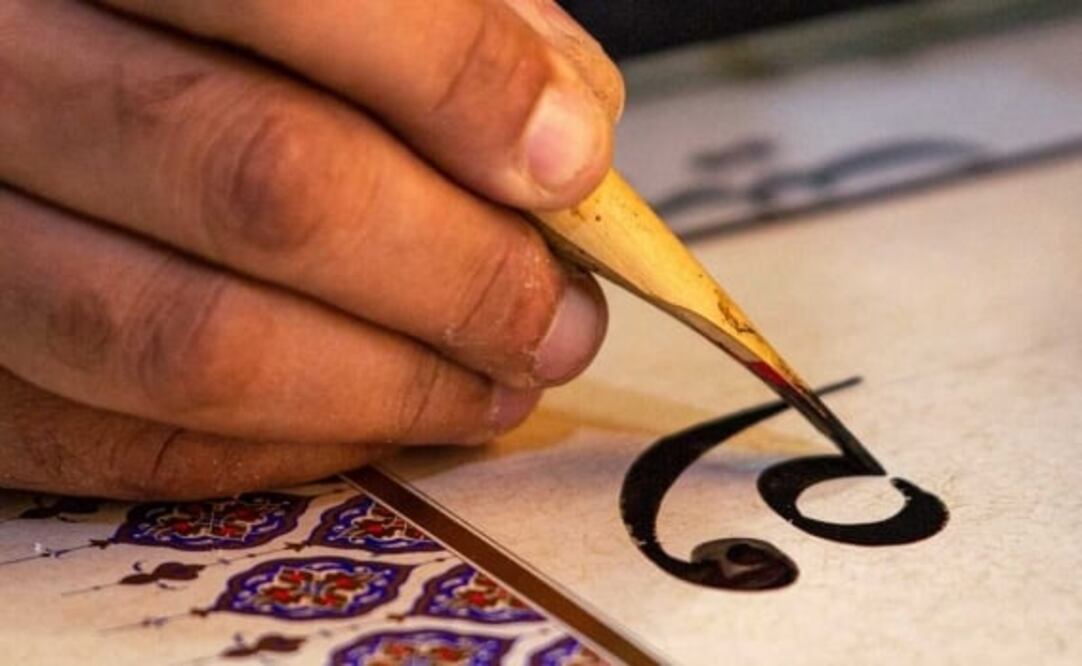 Caligrafía árabe: una tradición en peligro a la que le llega tarde declaratoria de la Unesco. Foto: Archivo EL UNIVERSAL.