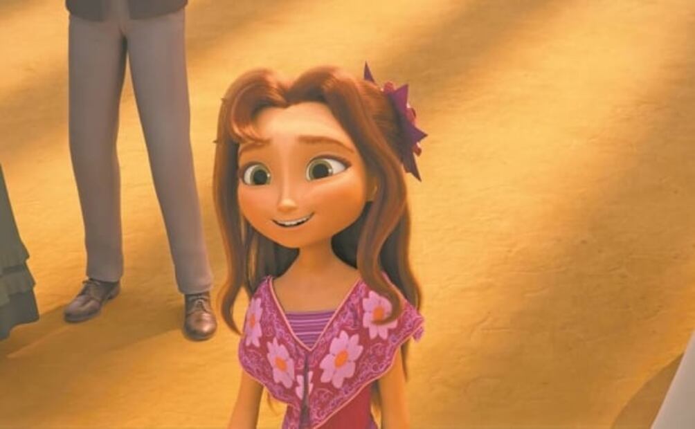 Erik Rubín, Andrea Legarreta e hijas cabalgan con espíritu