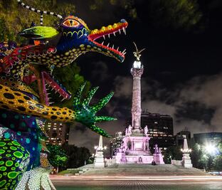 Disfruta de los alebrijes iluminados en esta Noche de Museos en la CDMX
