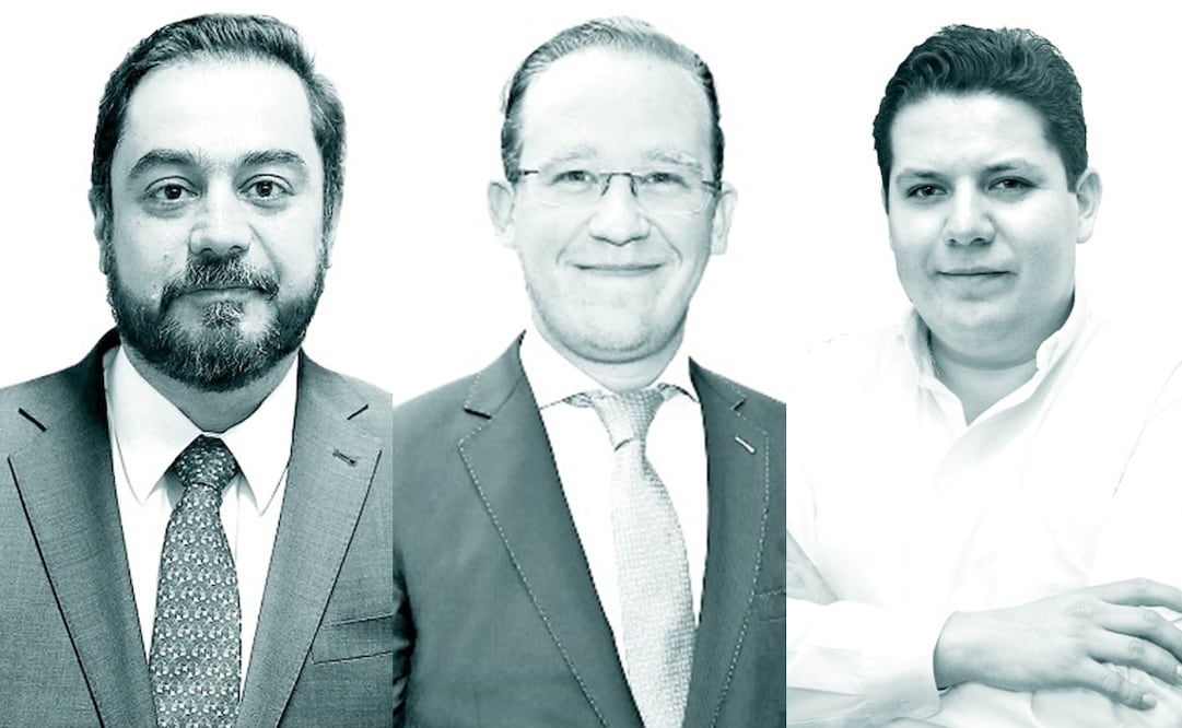 De izquierda a derecha: Vidal Llerenas, Santiago Taboada y Octavio Rivero. Fotos: Archivo. EL UNIVERSAL