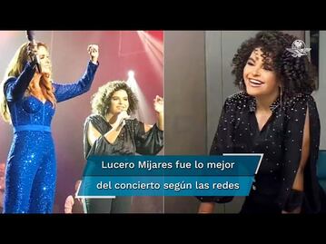 Lucero Mijares se roba el espectáculo de sus padres y luce espectacular 