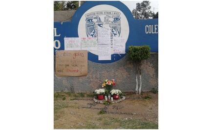 Compañeros dedican altar a Aideé, alumna asesinada en CCH Oriente