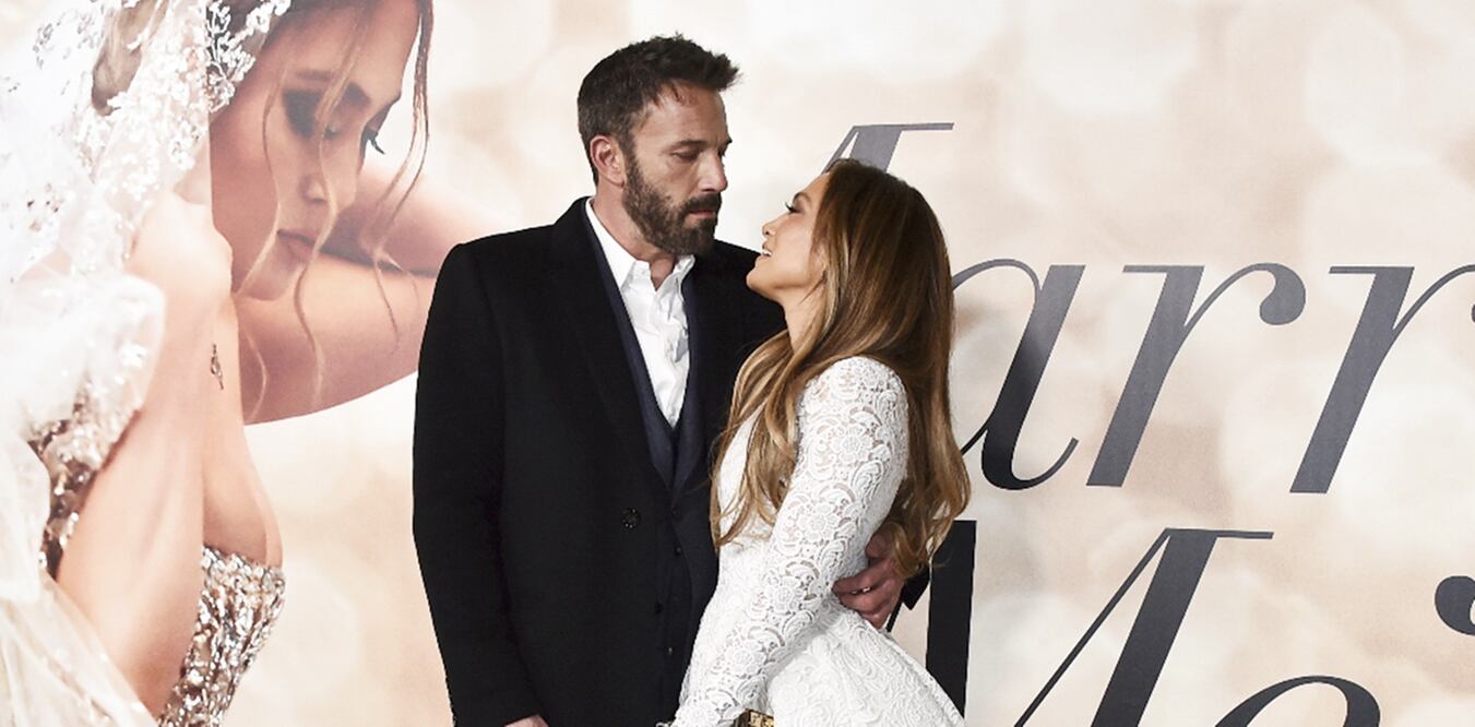 Jlo y Ben Affleck en febrero de este año. Foto: AP, archivo