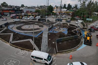 Se cumplen más de 9 meses que remodelación de Glorieta de Bosques del Lago en Cuautitlán Izcalli debió haber terminado: vecinos