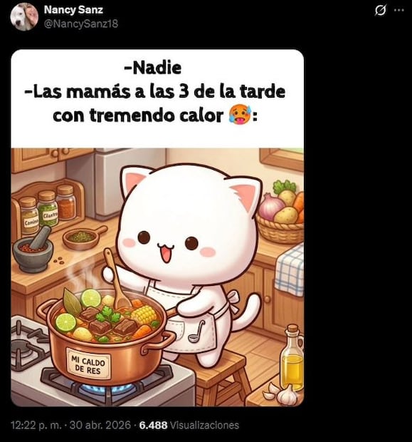 Así reaccionaron los internautas a las altas temperaturas. Foto: redes sociales