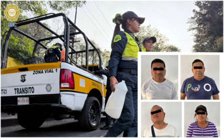 Detienen a cuatro franeleros tras dispositivo de recuperación de vialidades en la GAM