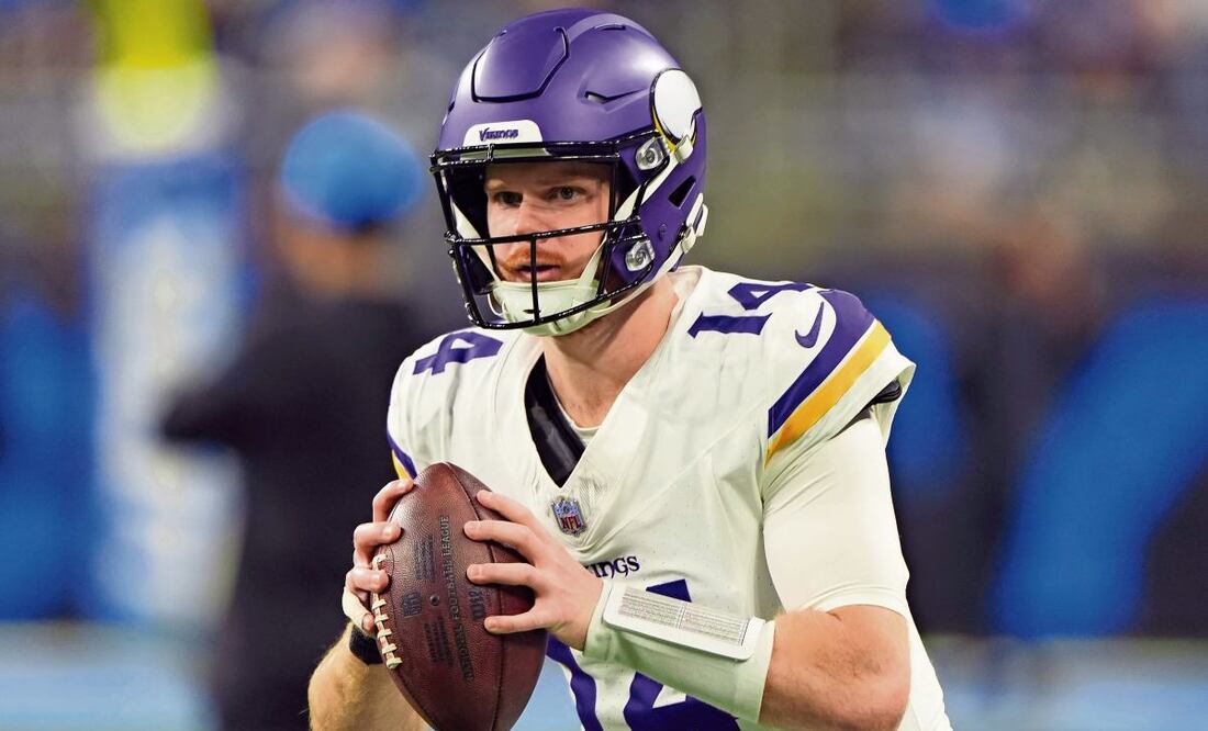 Darnold ha demostrado gran temple con Minnesota. Foto: Charlie Riedel | AP (13/01/2025)