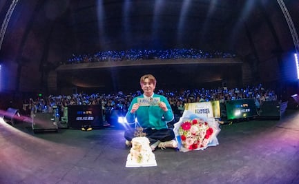 Kangin regresa a la CDMX: canta, baila reggaetón y regala flores en un show inolvidable en el Auditorio BB