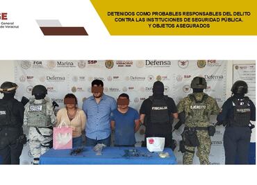 Caen 3 presuntamente vinculados al envío de paquetes explosivos en Veracruz; son considerados integrantes de un grupo delictivo