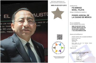 Poder Judicial de la CDMX logra certificación en igualdad laboral y no discriminación