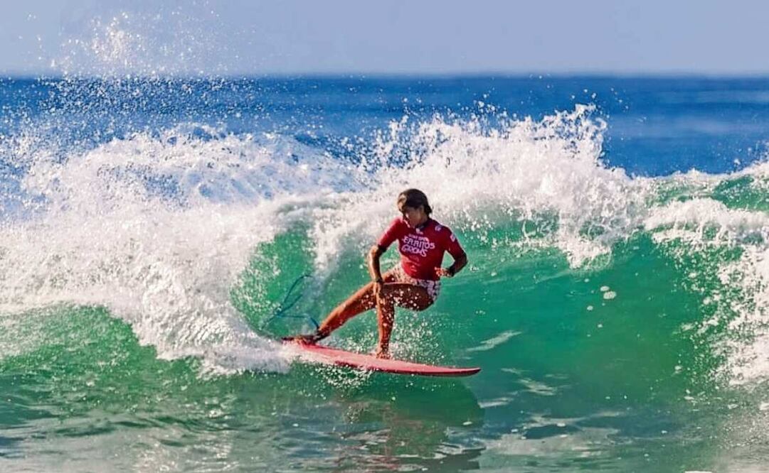 La mexicana quiere aprovechar su localía. Foto: Cortesía Surf Open League