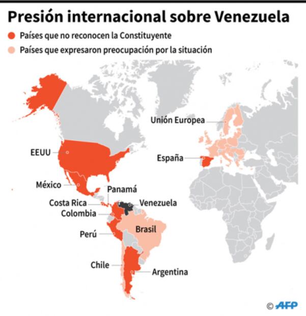 EU aplicará más sanciones a Venezuela por Asamblea Constituyente