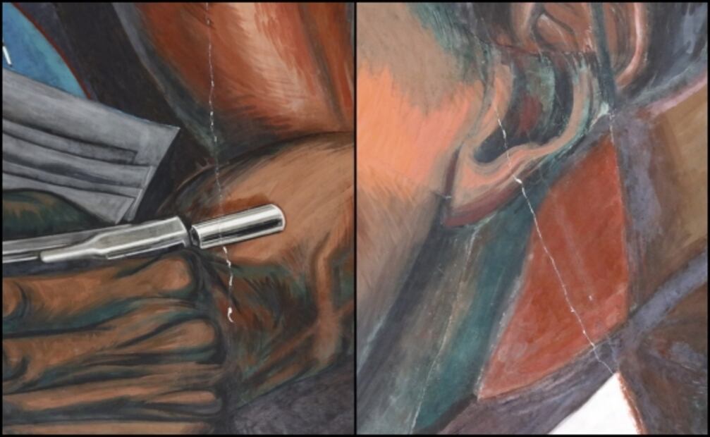 Tras sismo, detectan daños en mural de Orozco en la Universidad de Guadalajara