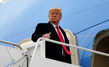 Alistan despedida de Donald Trump este miércoles en la Base Andrews