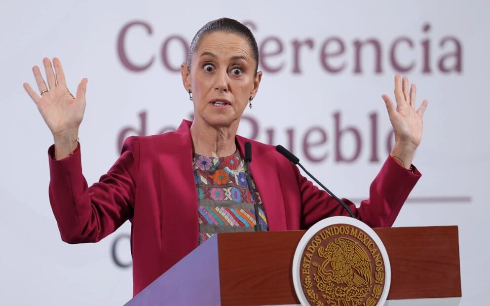 “El presidente López Obrador se quedó en el corazón del pueblo de México”, señaló la presidenta Claudia Sheinbaum Pardo. Foto: Gabriel Pano/EL UNIVERSAL