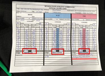 Las tarjetas de la pelea Canelo vs GGG 2