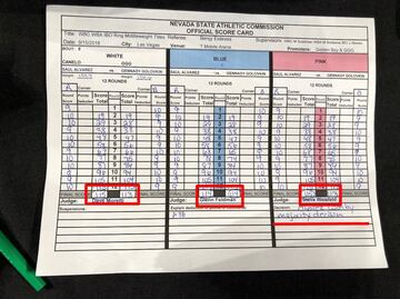 Las tarjetas de la pelea Canelo vs GGG 2