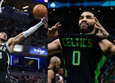 Los Celtics apalizan de 54 a los Raptors y los Bucks remontan a los Pacers