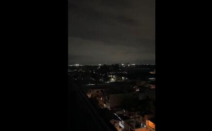 ¿Por qué se vieron luces en el cielo en el sismo?