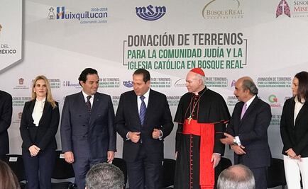 Donan terrenos a judíos y católicos en Huixquilucan