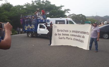 Por segundo día, comuneros zoques exigen con bloqueo cumplir sentencia de Los Chimalapas a favor de Oaxaca