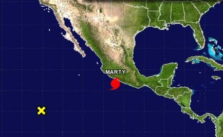 Conagua: Poco probable que "Marty" suba a categoría 2