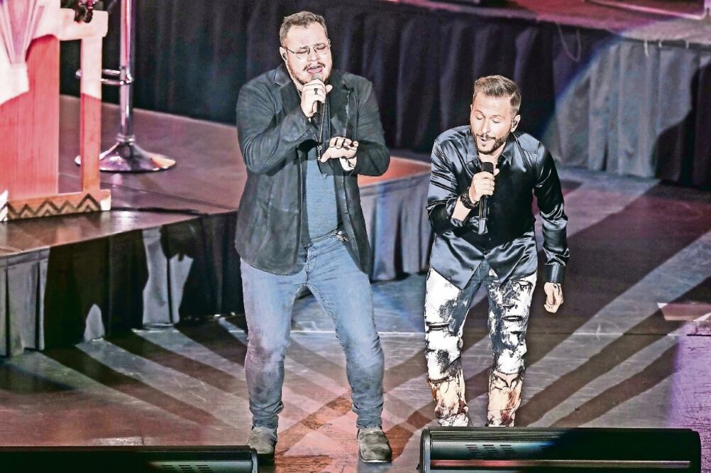 Leonel y Noel hicieron cantar, llorar, reír y recordar a sus fans. Foto: ARCHIVO EL UNIVERSAL