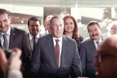Meade dice ante senadores que votó por el PRI en 2012
