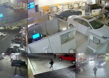 Saqueadores roban autos de agencia en EU