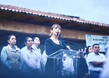 Esposa de candidato de Taretan exige alto a la violencia