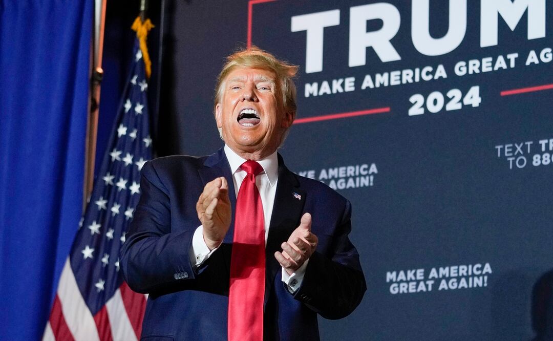 Trump criticó también al presidente Joe Biden, de 80 años, por no asistir a la coronación de Carlos III, y aprovechó para subrayar su edad. Foto: Ilustrativa / AP