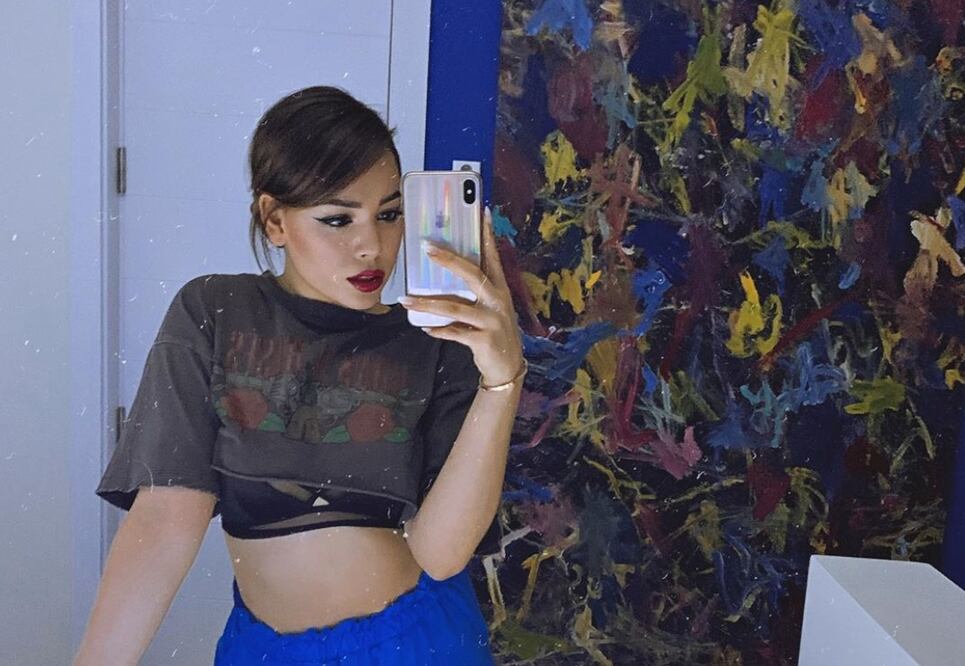 Danna Paola lució al natural. Foto: Instagram