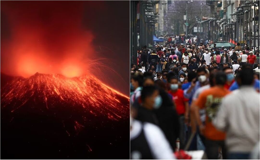 Muchas personas se preguntan qué tanto puede afectar una erupción de “Don Goyo” en el territorio mexicano. Foto: Cuartoscuro y Diego Simón. EL UNIVERSAL