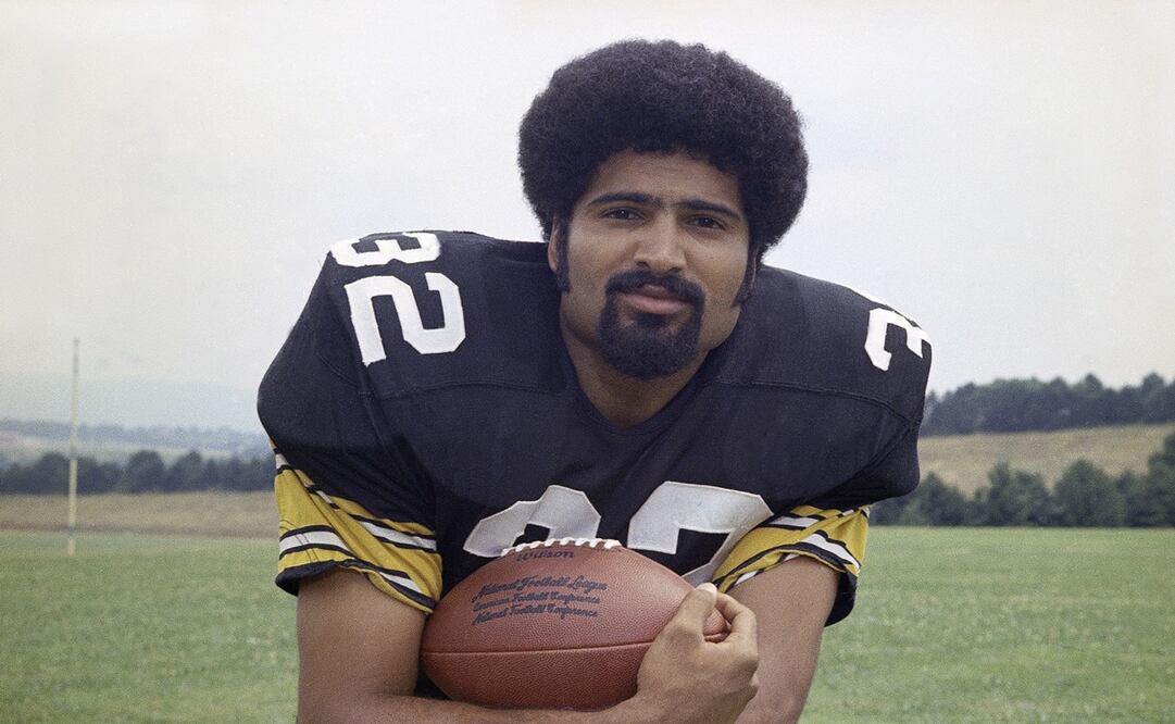 Franco Harris se desempeñó como running back en los Steelers - FOTO: AP