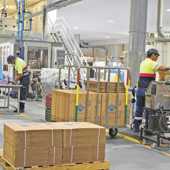 En la planta de Ecatepec, Estado de México, Essity produce dos de sus marcas, Tena y Saba. La fábrica tiene una extensión de 11.5 hectáreas. MIGUEL PALLARES. EL UNIVERSAL