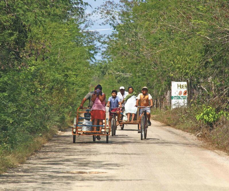 Las localidades de la península de Yucatán están en zonas de selva y disponen de caminos no pavimentados, muestran datos del Coneval. Foto: ARCHIVO EL UNIVERSAL