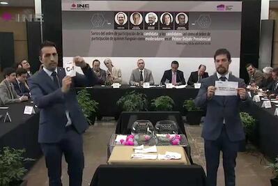 Así será el debate de presidenciables