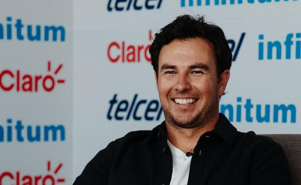 Checo Pérez en conferencia de prensa - Foto: @schecoperez