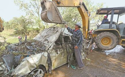 “El río se llevó todo, milpas, autos”
