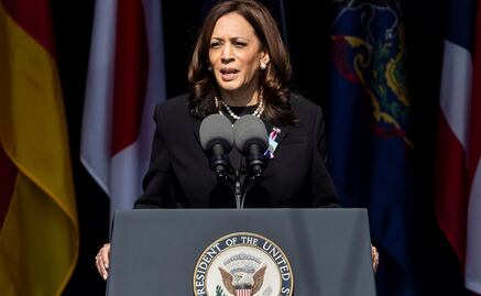Kamala Harris pide mirar hacia el futuro y reforzar las alianzas de EU a 20 años del 11-S