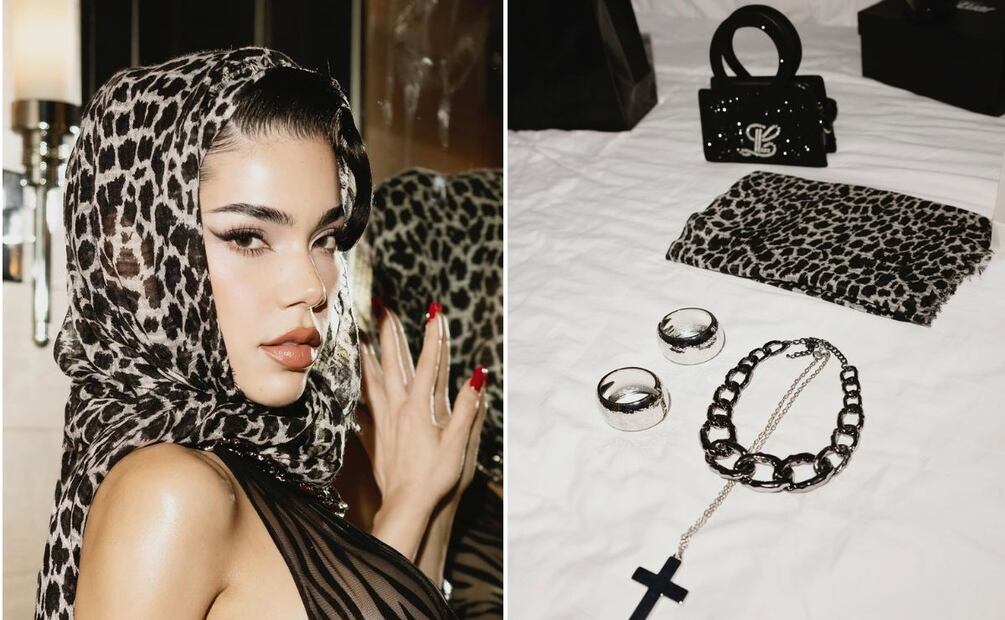 Kenia Os luce manicura en clásico color rojo. Foto: Especial. Instagram @keniaos