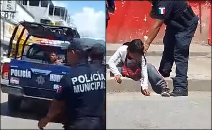 Por vender en la calle, policías municipales detienen a indígena tzeltal en Ocosingo, Chiapas; habitantes denuncian abuso de autoridad