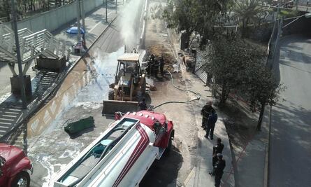 Suspenden obra donde ocurrió fuga de gas en Naucalpan