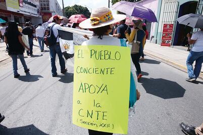 Amaga CNTE con paro de 48hrs para noviembre en Oaxaca