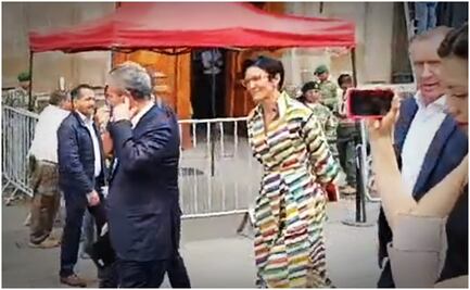 Jane Fraser, CEO de Citi Group, visita Palacio Nacional