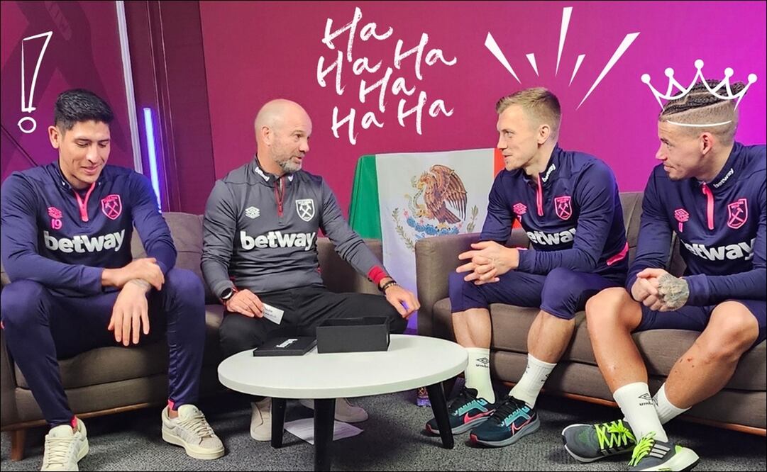 Luis García enseñó divertidas palabras mexicanas a compañeros de Edson Álvarez en West Ham / FOTO: @GarciaPosti